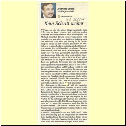 2014 -02-26 Kein Schritt weiter